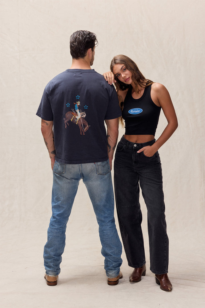 Bronco cropped tank