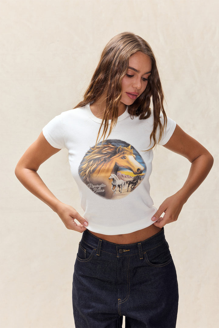 Portrait women's tee